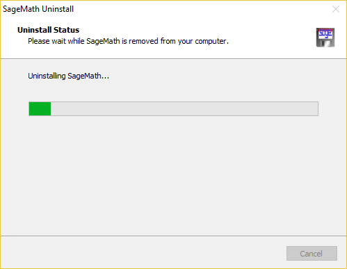 Sage for Windows Uninstaller